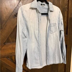 J. Crew Light Blue Casual Button Down Shirt